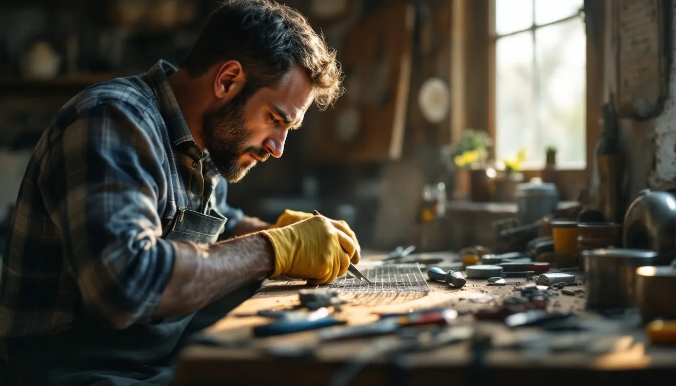 fabriquer un panier à pellet pour insert