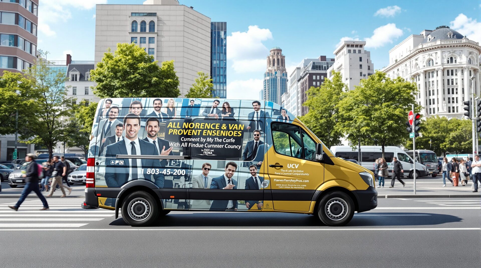 Quel est le coût moyen pour une pub camionnette professionnelle ?