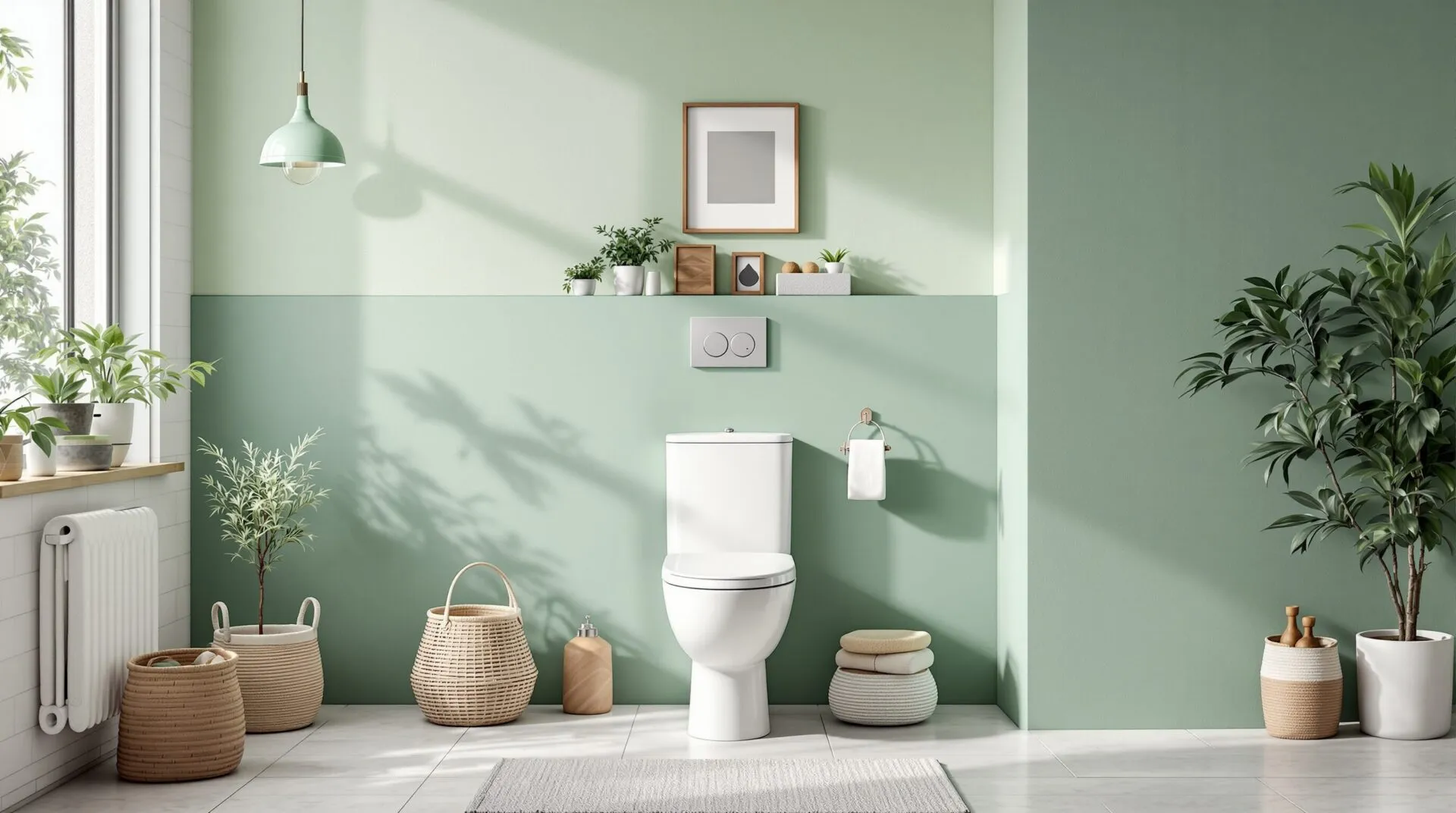 Deco toilette vert d’eau : les 9 idées faciles pour un effet tendance