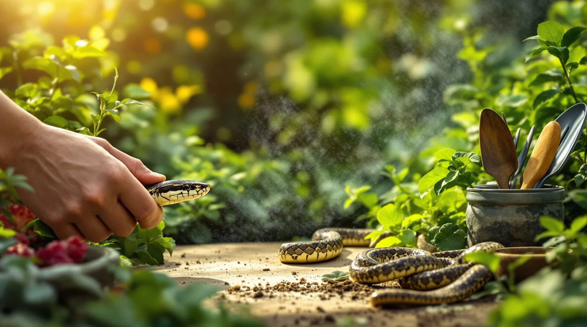 Faire fuir les couleuvres : la méthode naturelle pour protéger la maison
