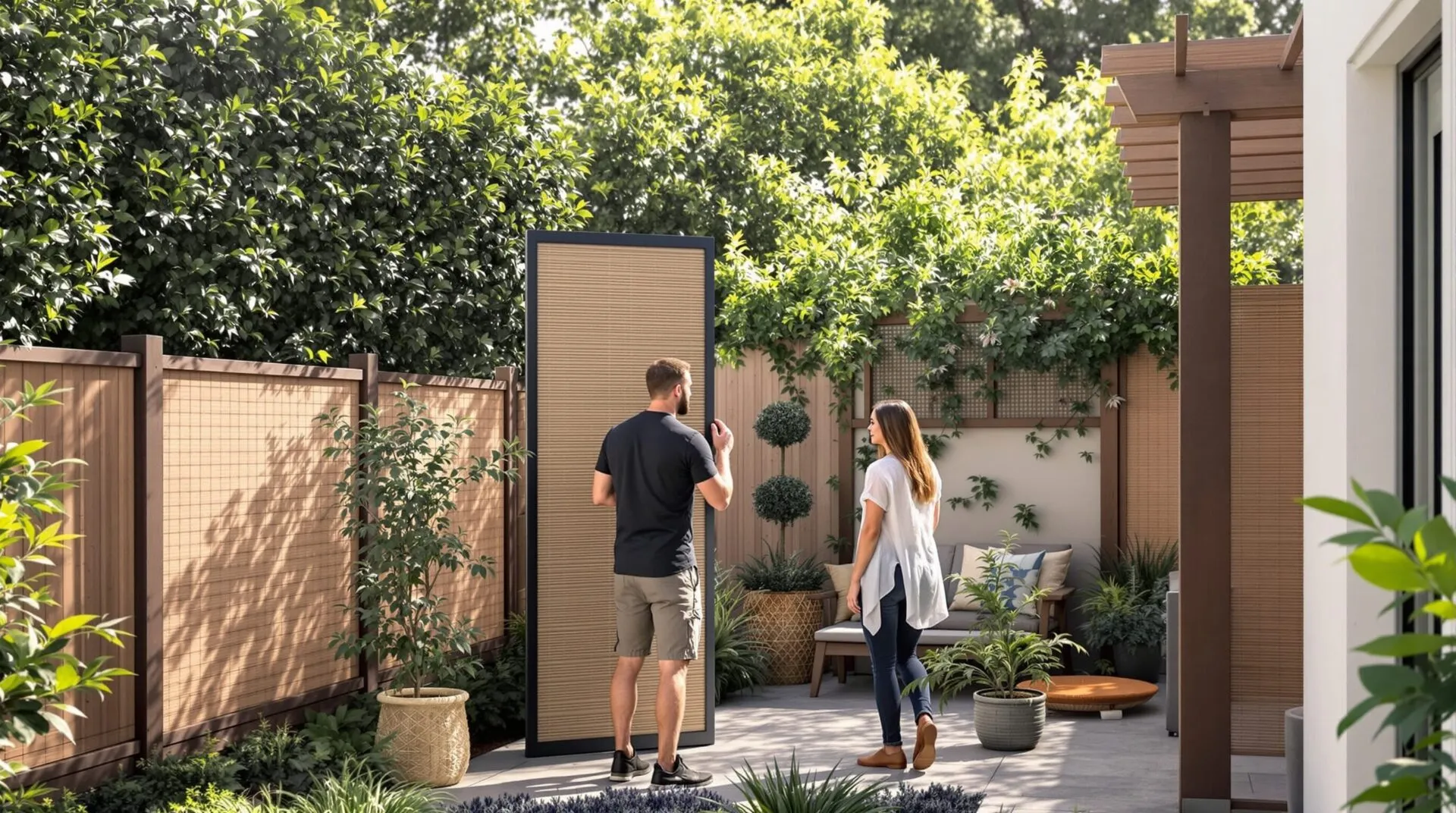 Comment cacher un vis à vis extérieur : les 8 solutions les plus efficaces