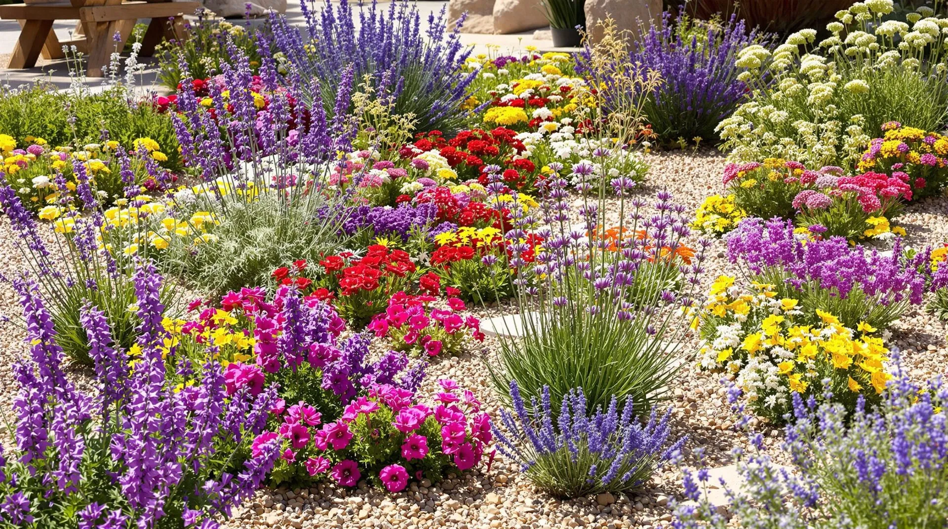 Fleurs sans eau : les 15 variétés pour un jardin résistant à la sécheresse