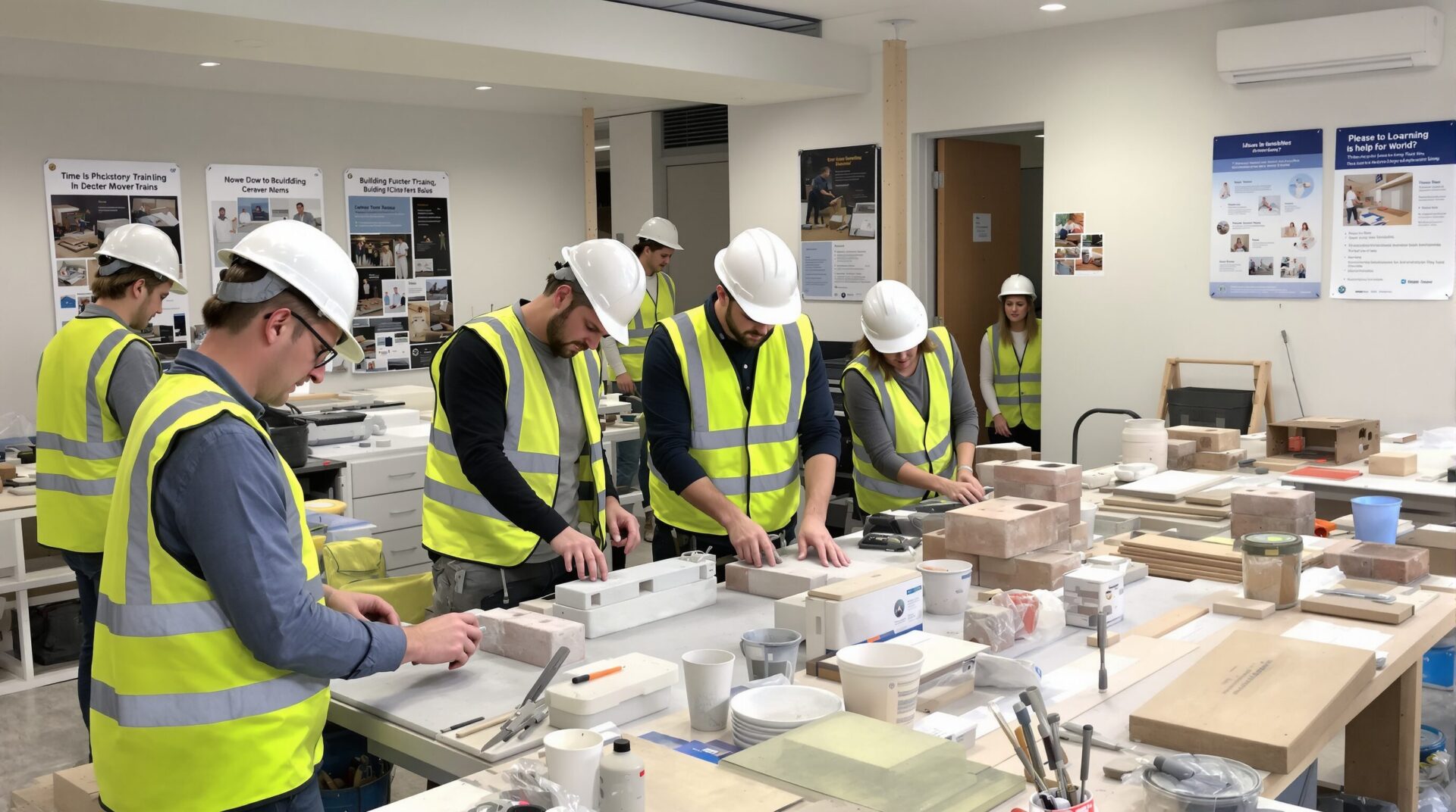 La Taloche, le centre de formation spécialisé dans les métiers du bâtiment.