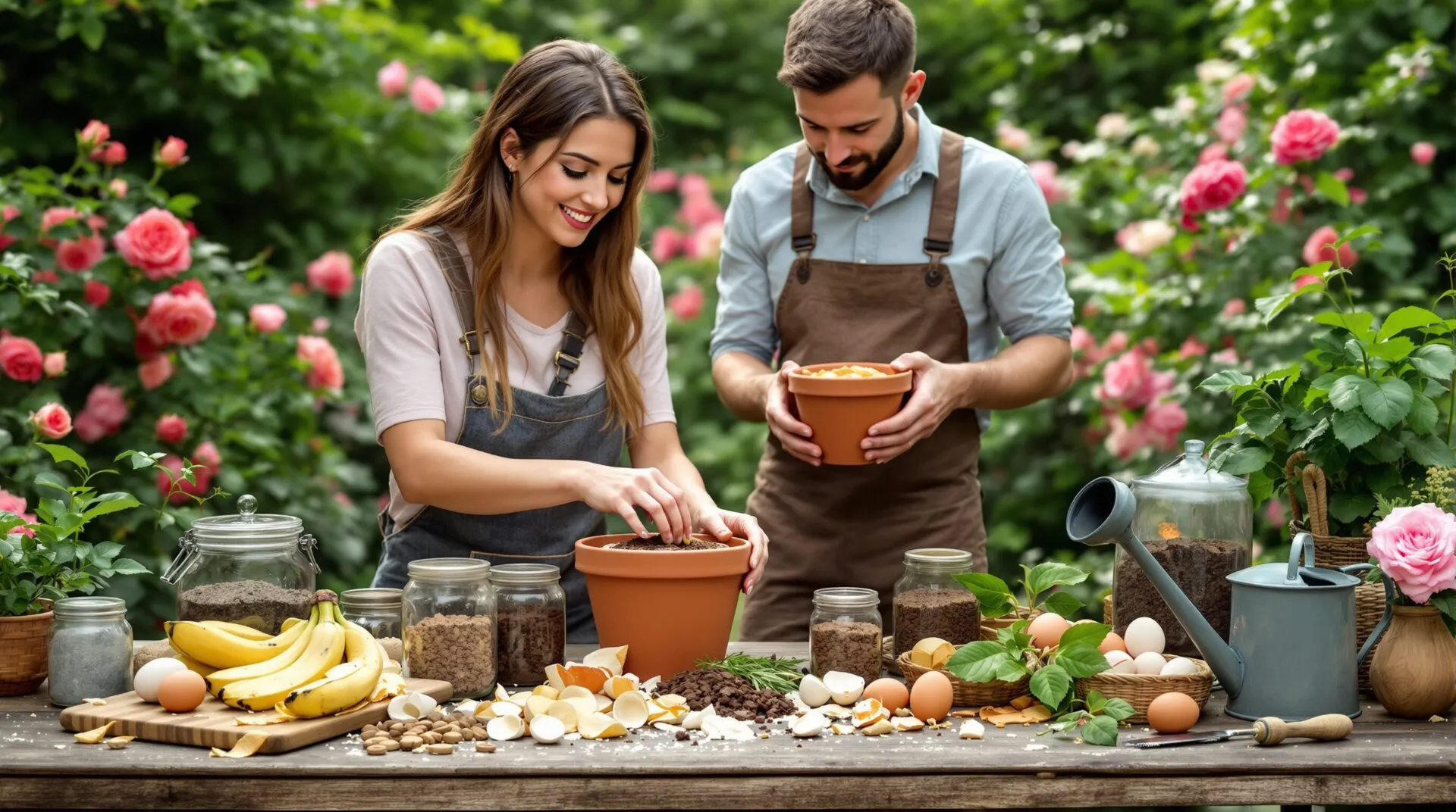 Engrais rosier maison : les 7 recettes naturelles pour des fleurs éclatantes