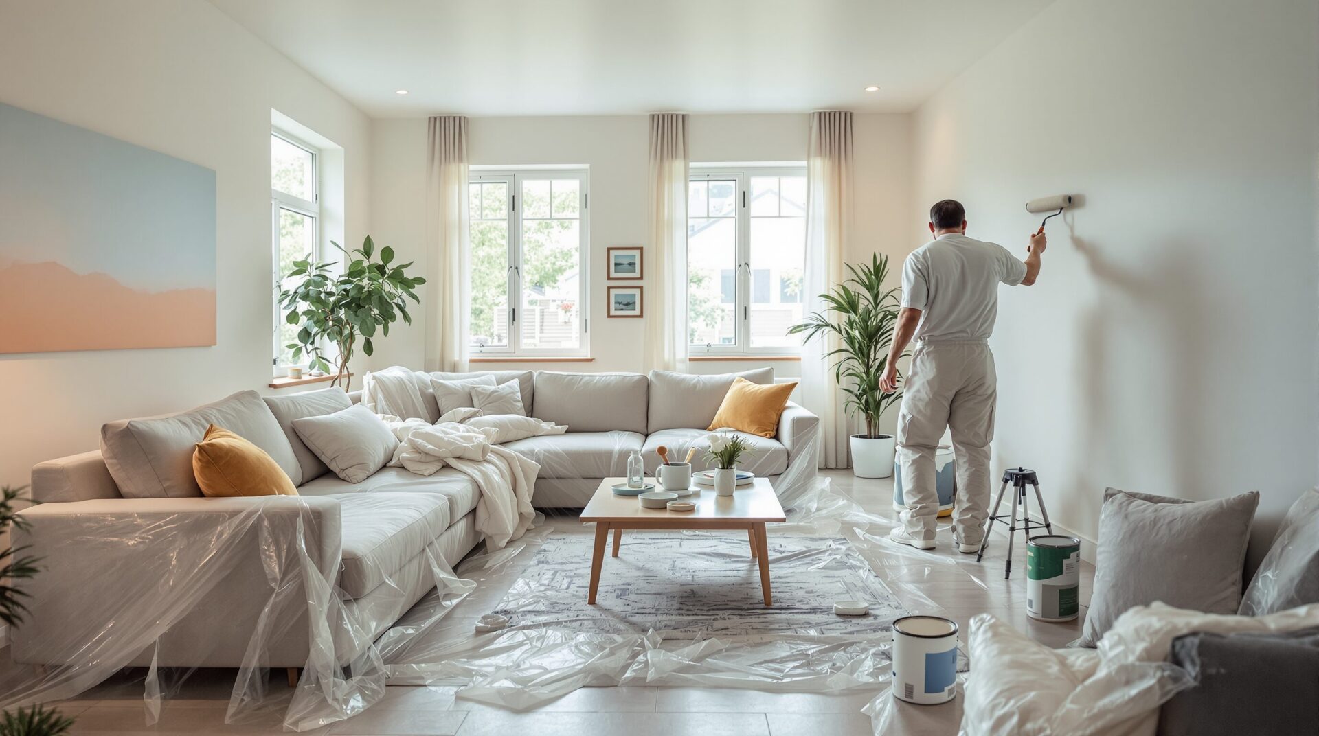 Peindre sans odeurs : solutions professionnelles pour des travaux en habitat occupé