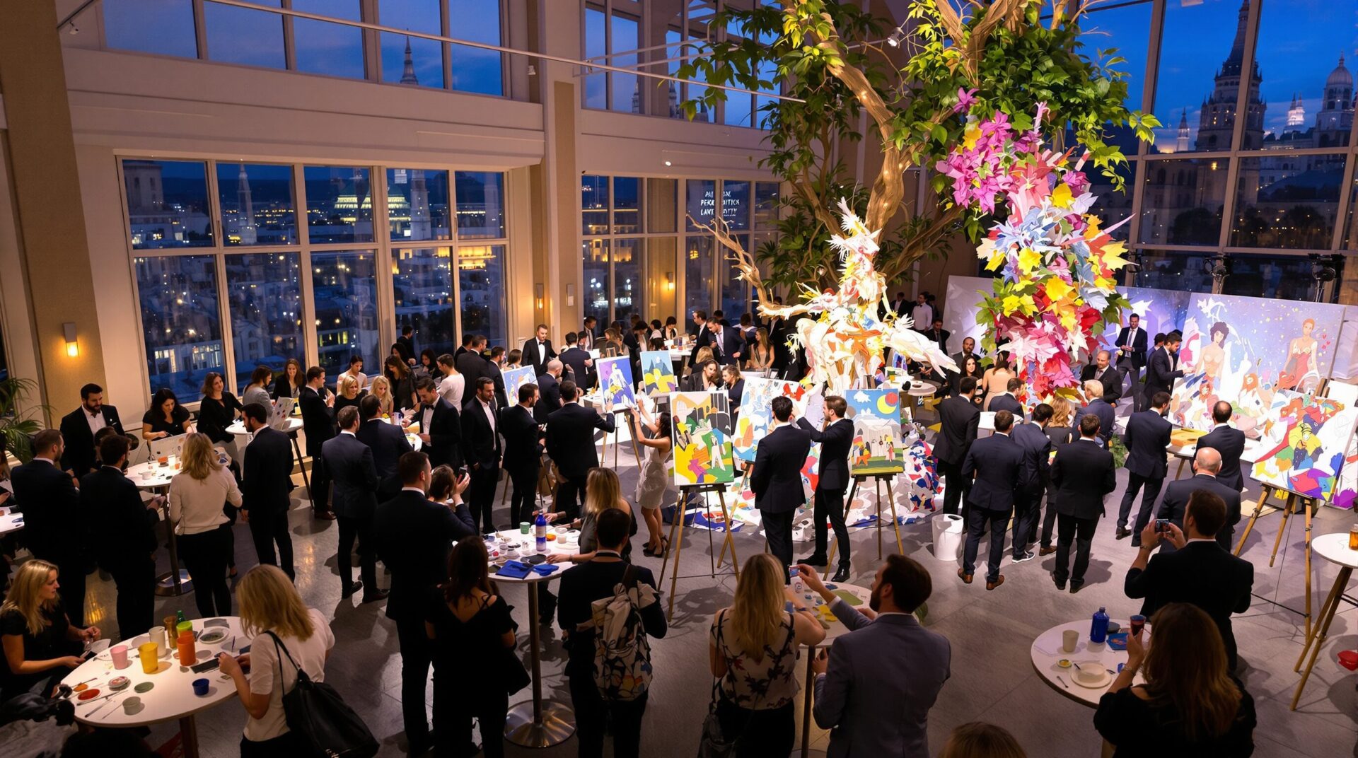 Quelles animations artistiques choisir pour dynamiser son événement d’entreprise à Paris ?