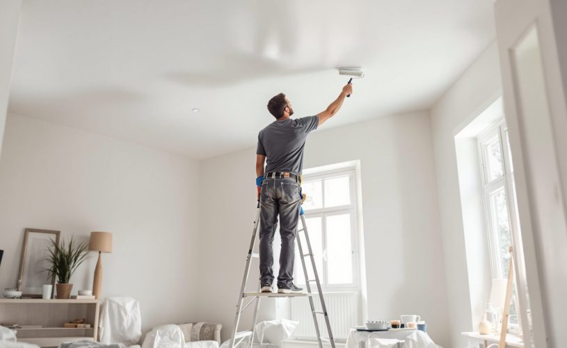 astuce peindre plafond