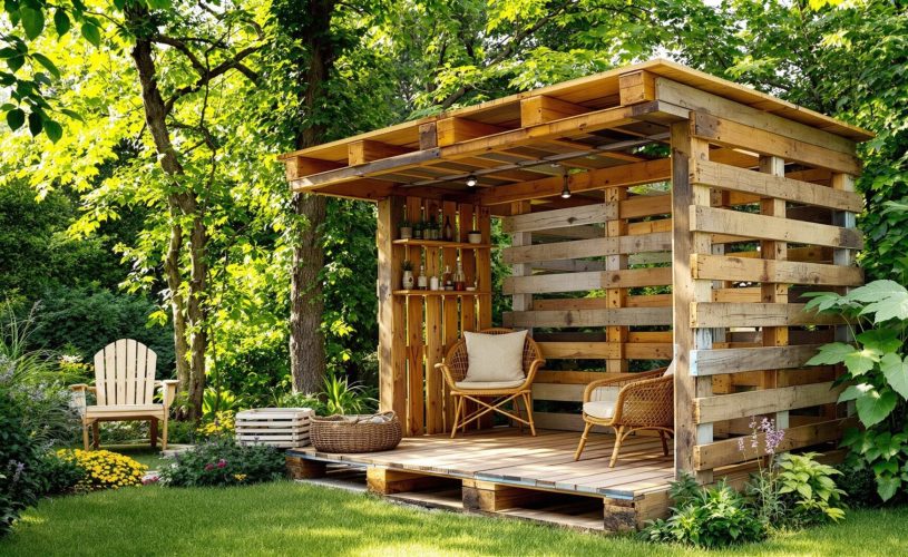 cabane en palette facile