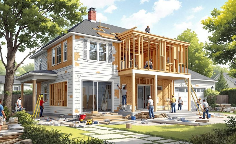 agrandissement etage maison