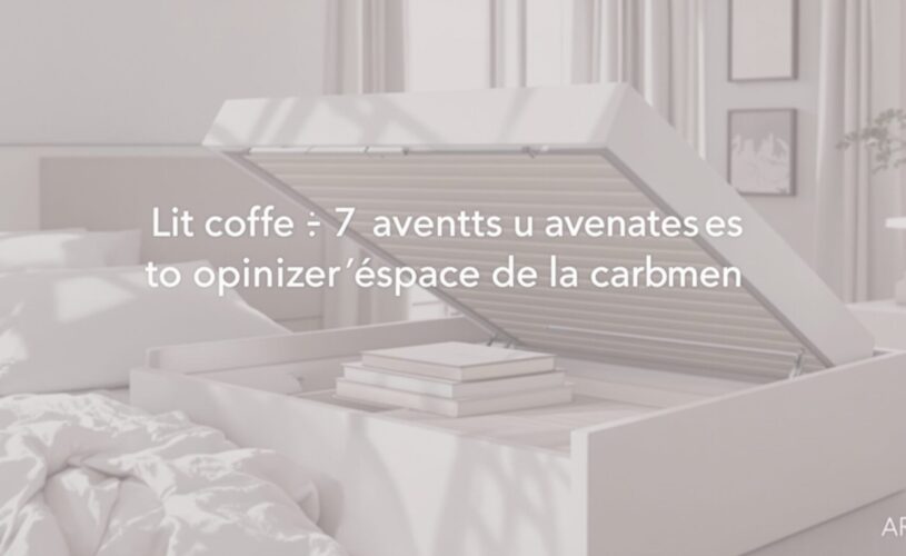 lit coffre