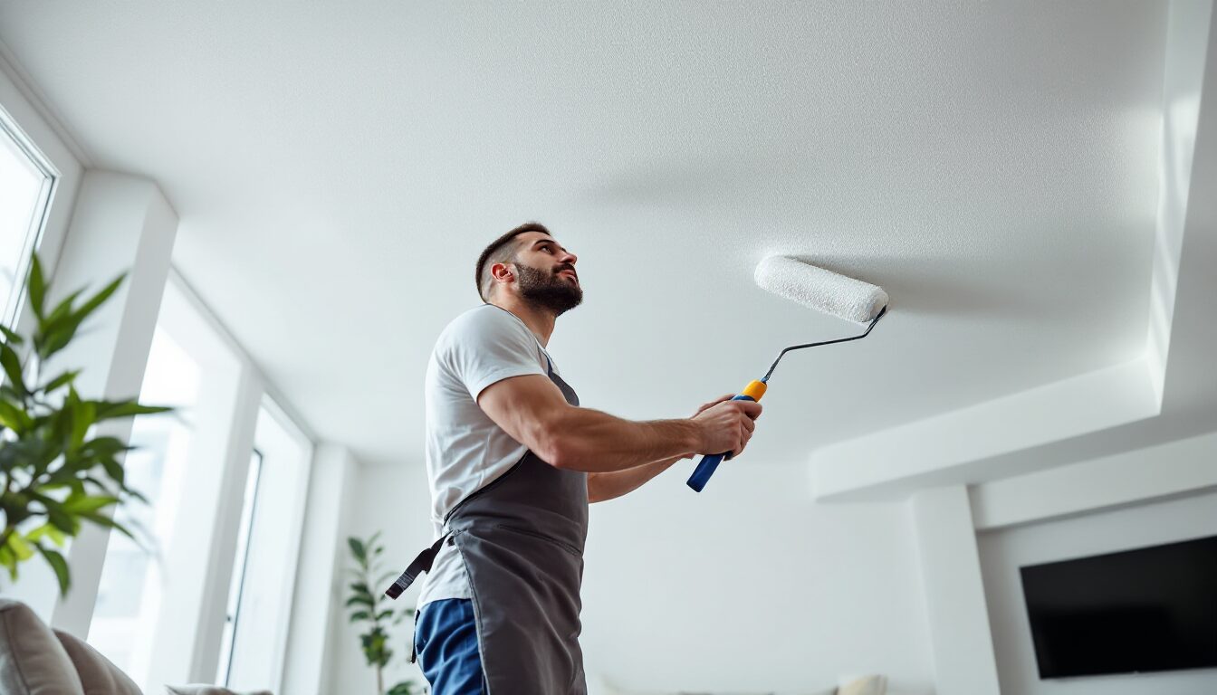 astuce peindre plafond