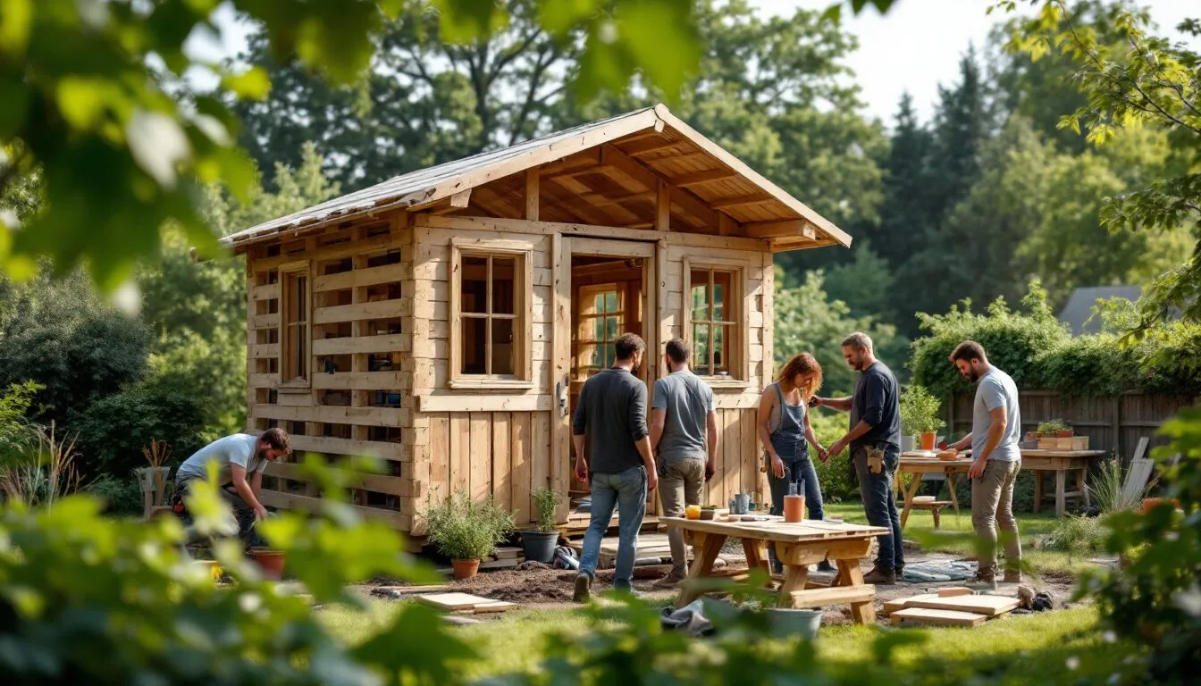 cabane en palette facile