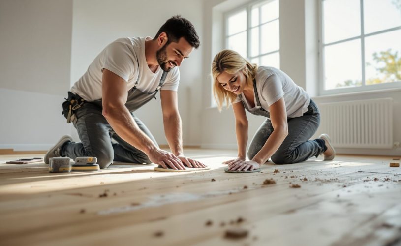 renovation plancher bois etage