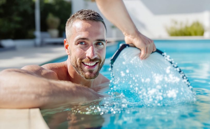 eclaircir eau piscine