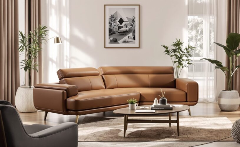 canapé convertible cuir