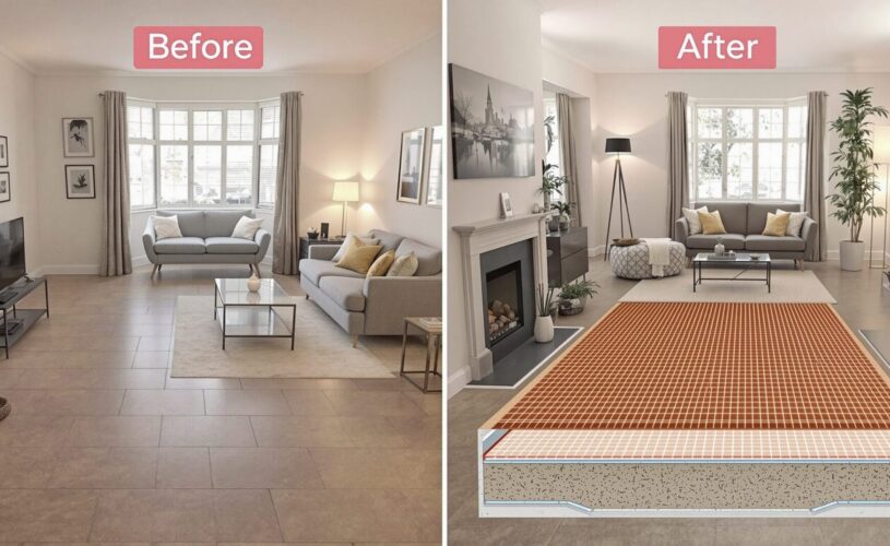 plancher chauffant faible épaisseur
