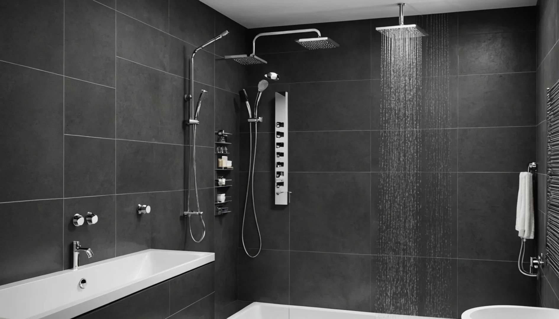 colonne de douche thermostatique