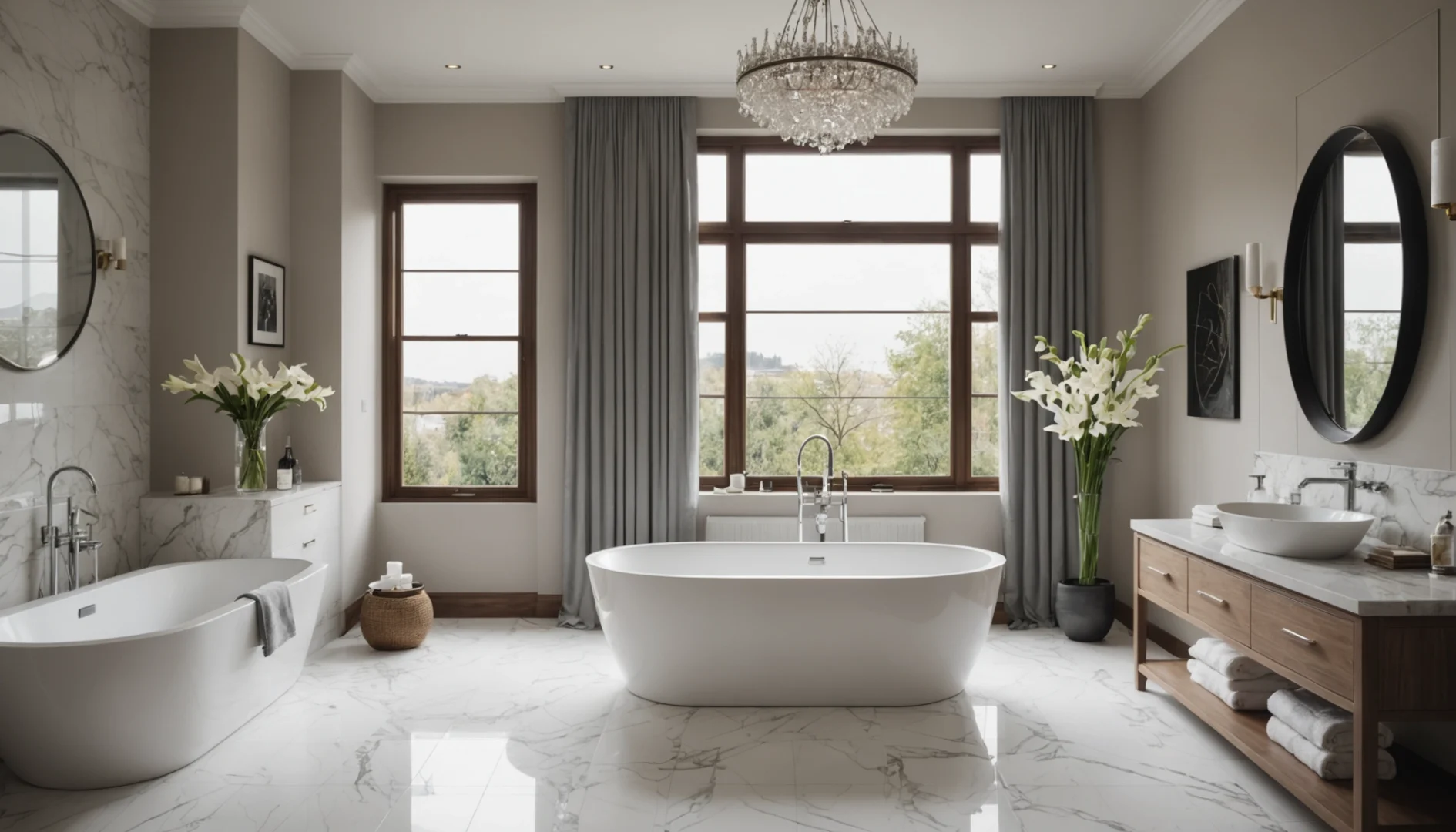 accessoires salle de bain de luxe