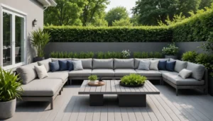 terrasse bois gris