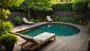 petites piscines en bois