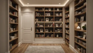 niche dans le couloir aménagée