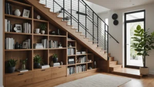 utiliser l’espace sous l’escalier