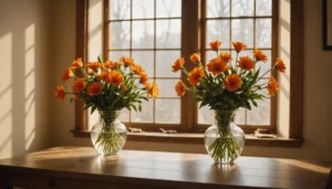 fleur orange