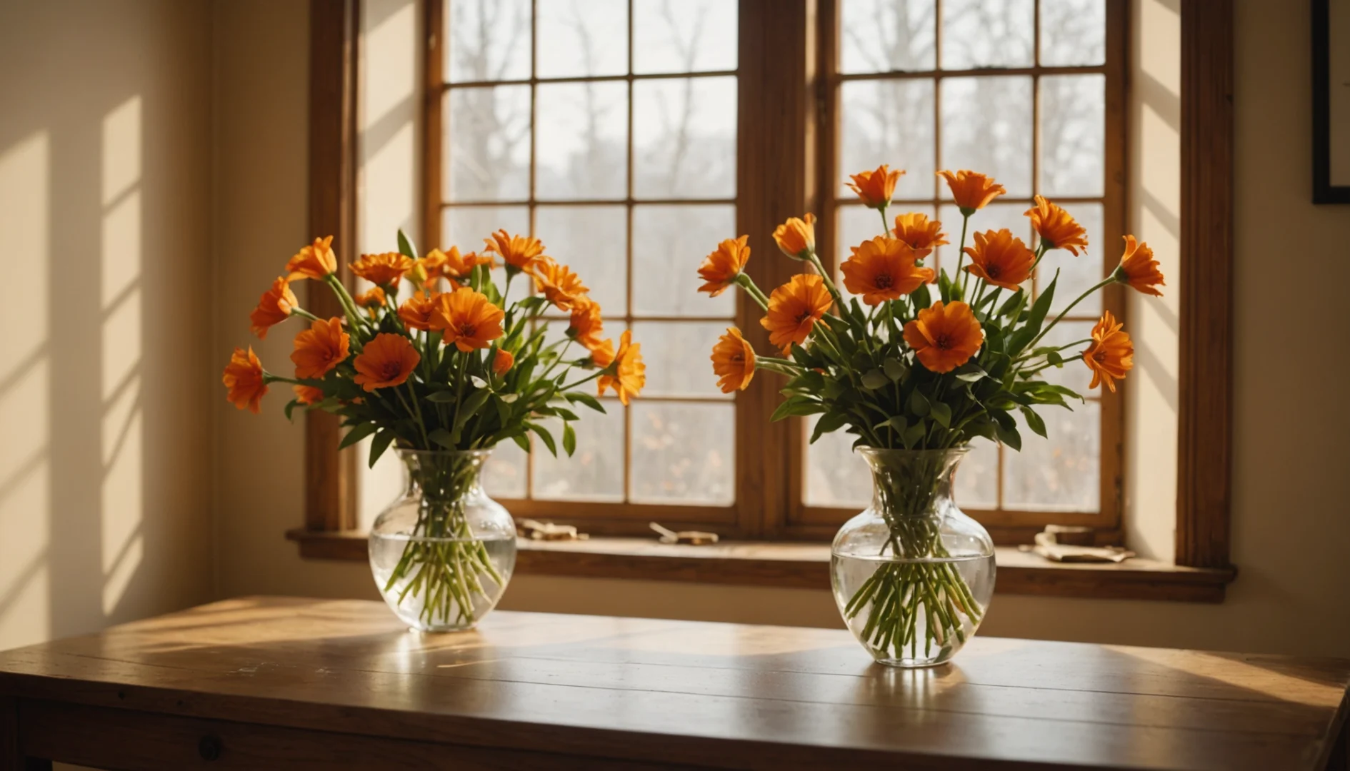 fleur orange