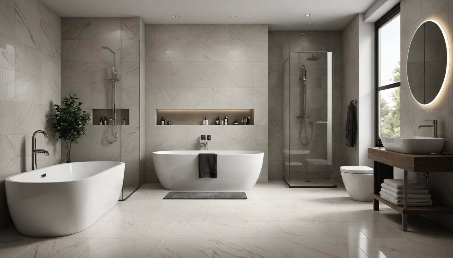 carrelage dans une salle de bain