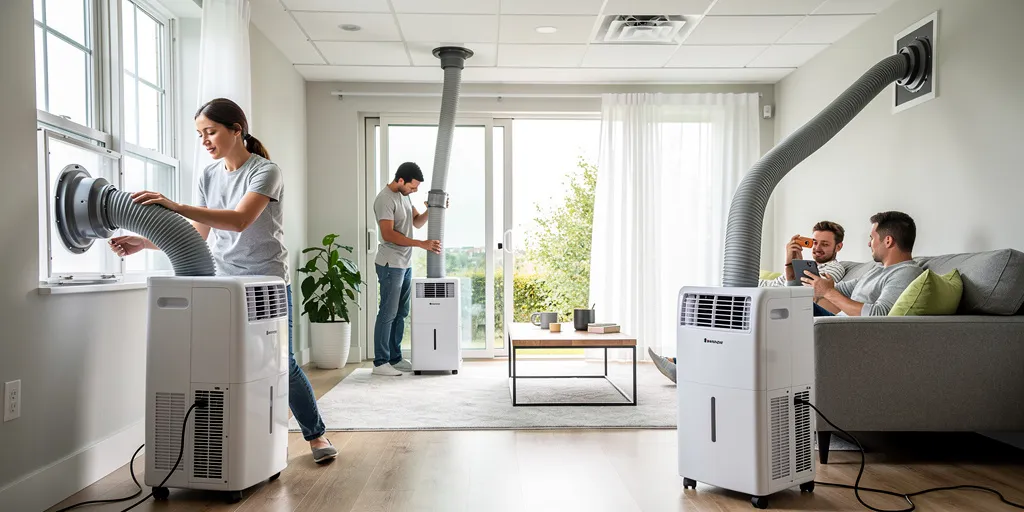 Evacuation air climatiseur mobile : les 5 solutions pour une installation efficace