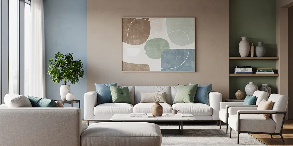 Idées couleur peinture salon : les 10 palettes tendances pour 2026