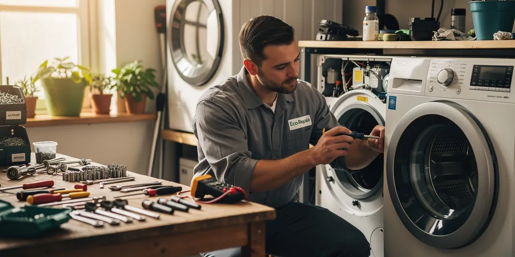 Réparation de machine à laver : un geste écologique et artisanal contre l’obsolescence programmée
