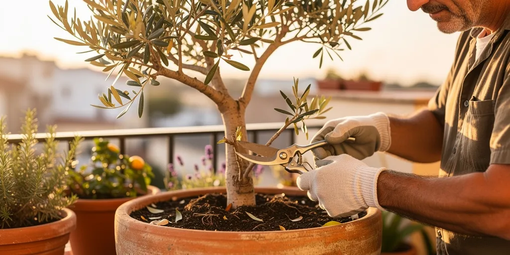 Tailler un olivier en pot : la méthode pour un arbre vigoureux et sain
