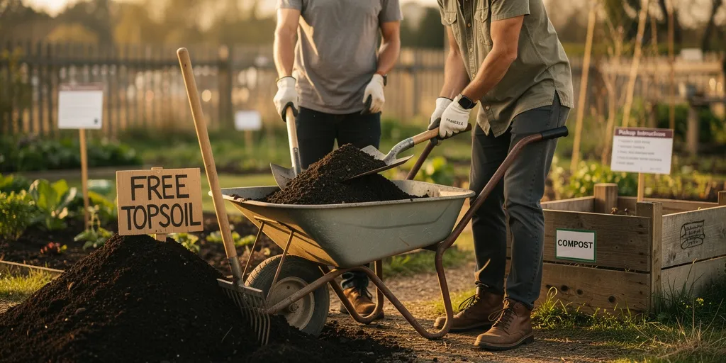 Terre végétale gratuite : les meilleures sources pour votre jardin sans frais