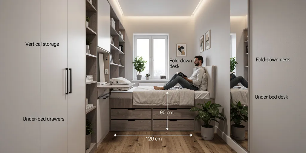 Aménagement chambre étroite et longue : les 9 astuces pour gagner de l’espace