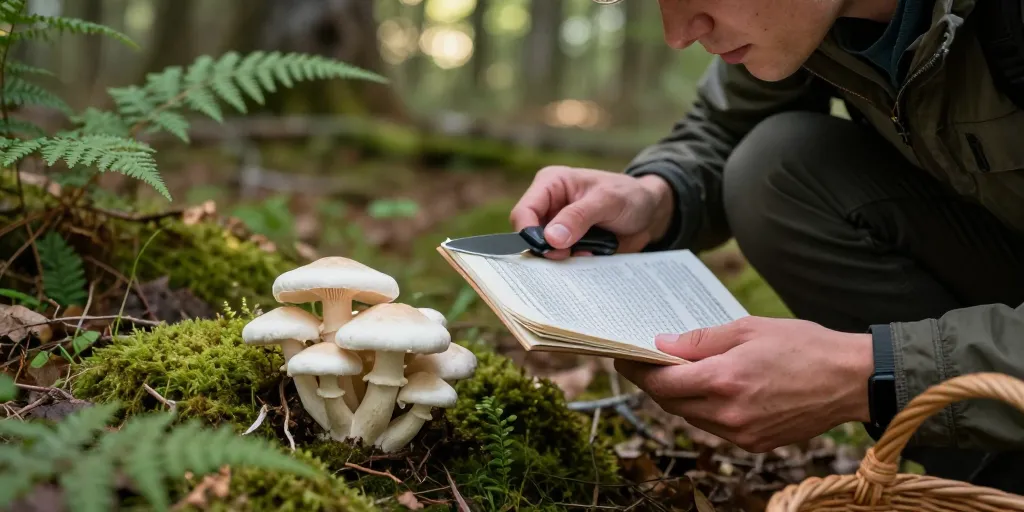 Champignons comestibles blancs : les reconnaître en toute sécurité ?