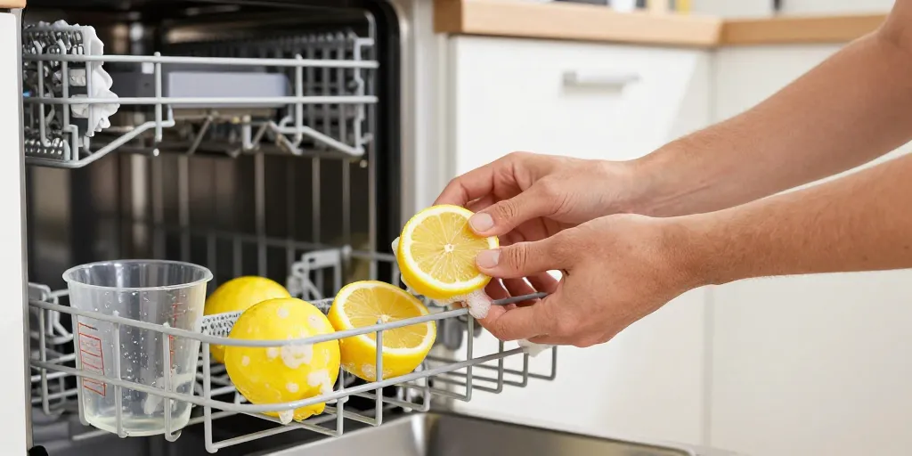 Lave vaisselle citron : le protocole pour éliminer odeurs et calcaire