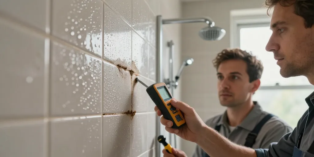 Carrelage qui suinte quand il fait chaud : le diagnostic, que faire ?