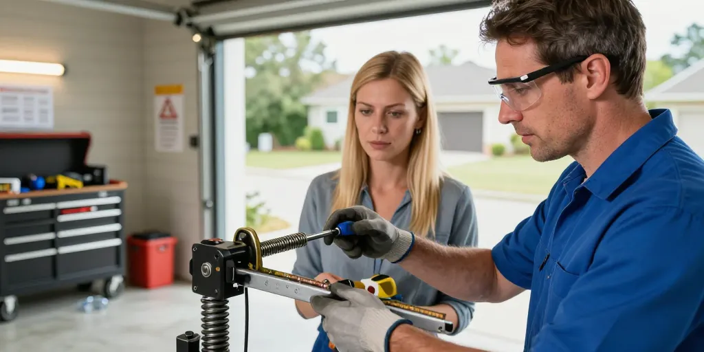 Comment régler une porte de garage : le réglage précis sans risque