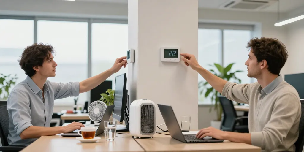 Confort thermique au travail : rester efficace été comme hiver