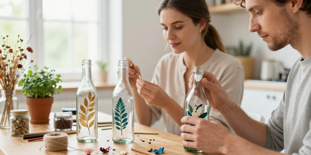 Décorer des bouteilles en verre : les 10 idées DIY élégantes et rapides