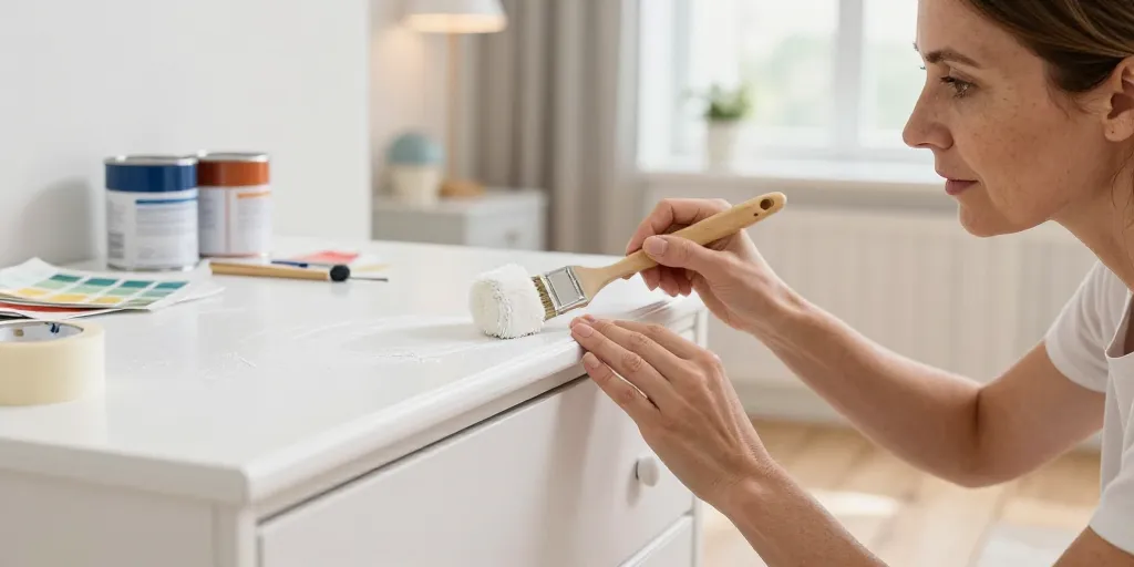 Peindre meuble blanc : la méthode simple pour une finition durable
