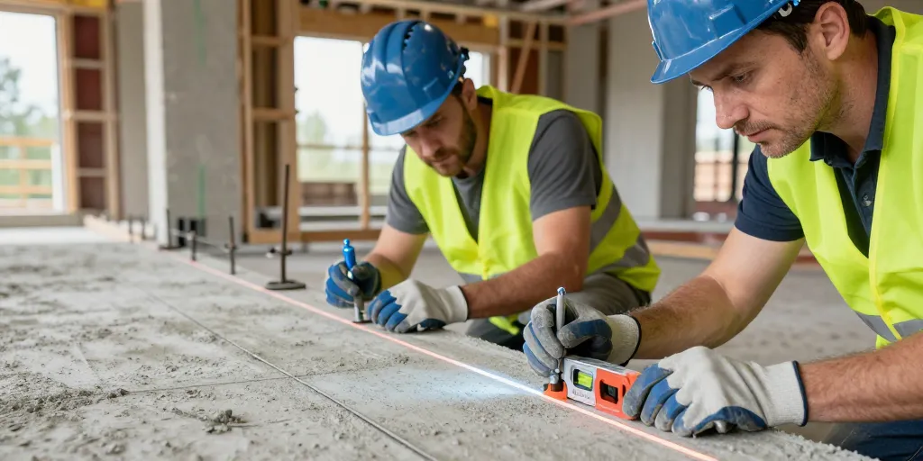 Pose TMS sous dalle béton : le protocole pour une chape réussie