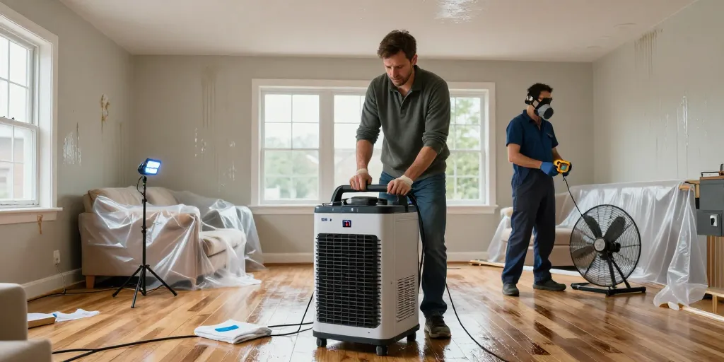 Comment sécher efficacement un logement après un dégât des eaux ?