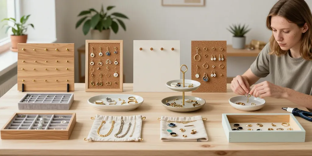 Idée rangement bijoux fait maison : les 9 projets faciles et esthétiques