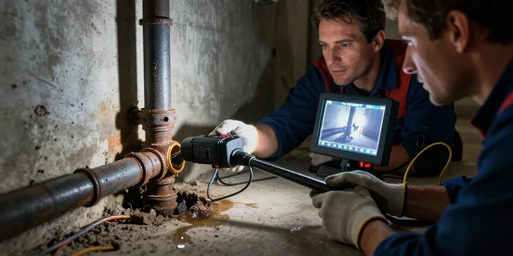 Quand opter pour une inspection des canalisations par caméra ?