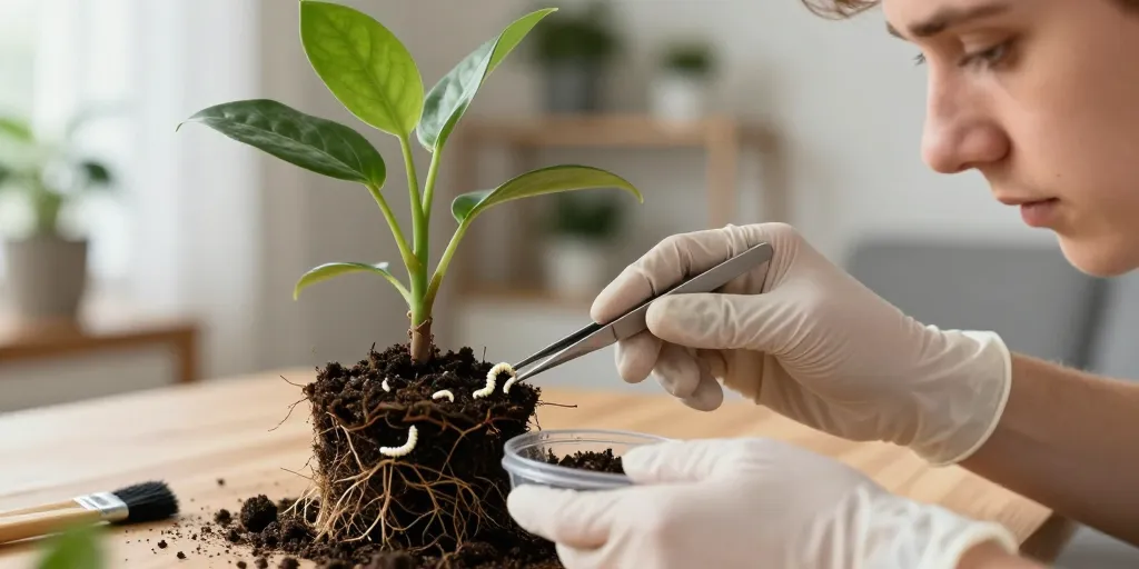 Vers dans les plantes d’intérieur : le plan efficace pour les éliminer ?