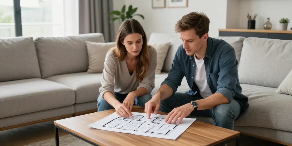 Aménagement salon plan : les 7 règles pour un agencement réussi