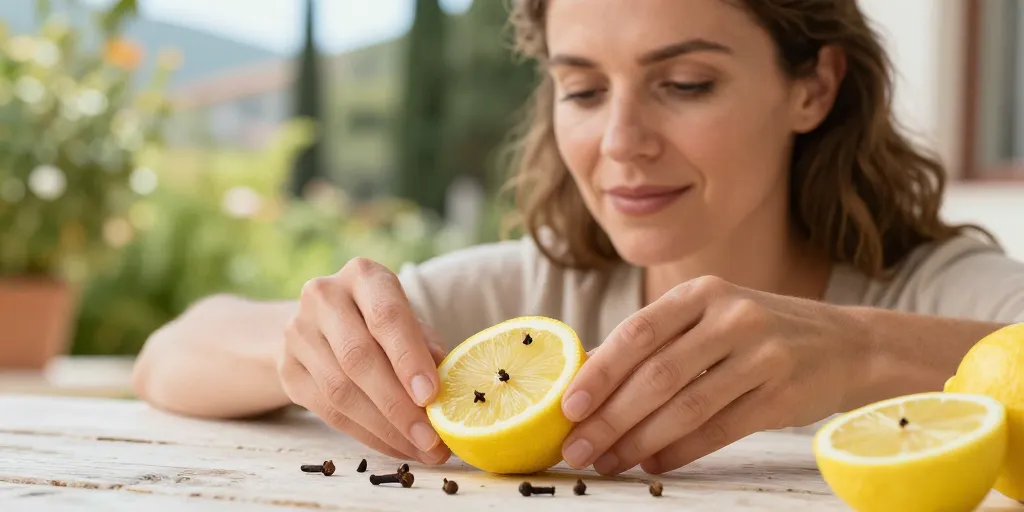 Citron avec clous de girofle : la solution naturelle contre les moustiques