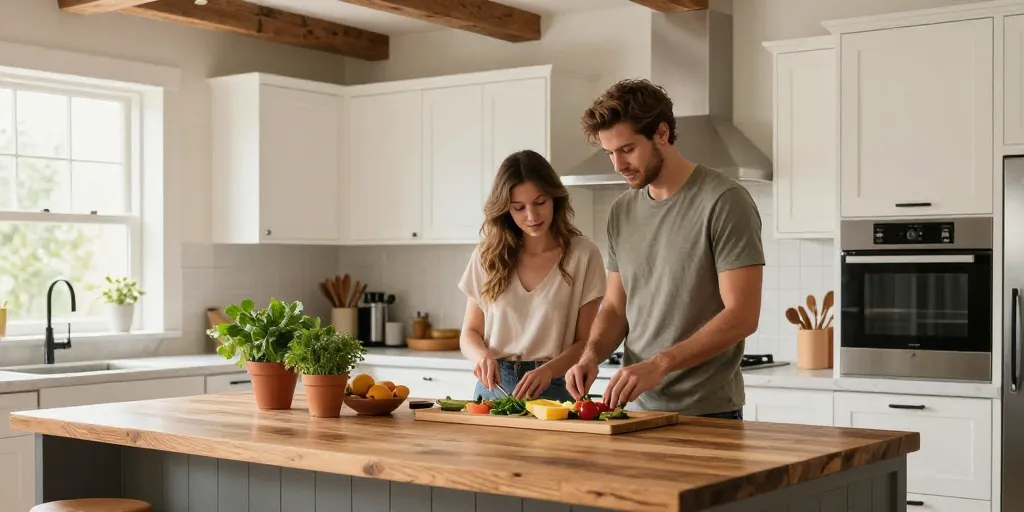 Cuisine style campagne moderne : les tendances incontournables pour un aménagement chaleureux